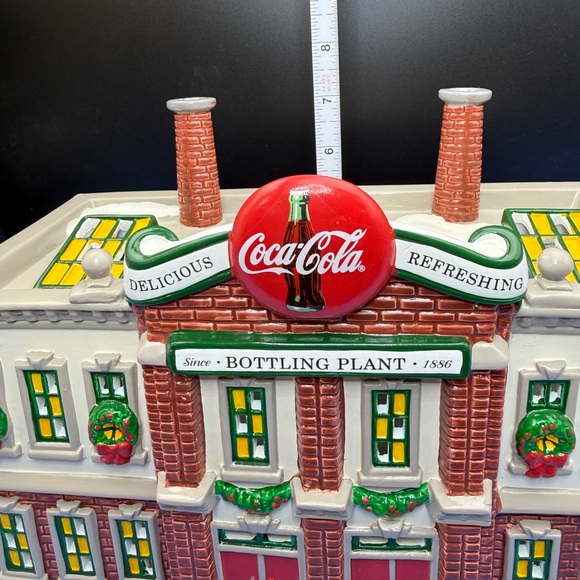 Department 56 Coca-Cola"Bottling Plant" The Original Snow Village W/ Box & Light - Picture 13 of 17